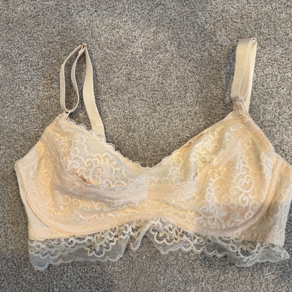 The Dairy Fairy Ayla Lace Nursing Handsfree Pumping Bra | Size 4/Large
